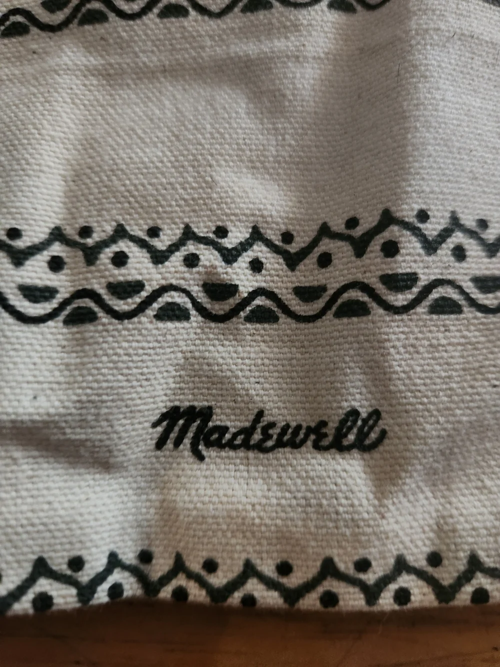Madewell canvas zip